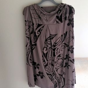 Wahine Toa mauve sleeveless dress